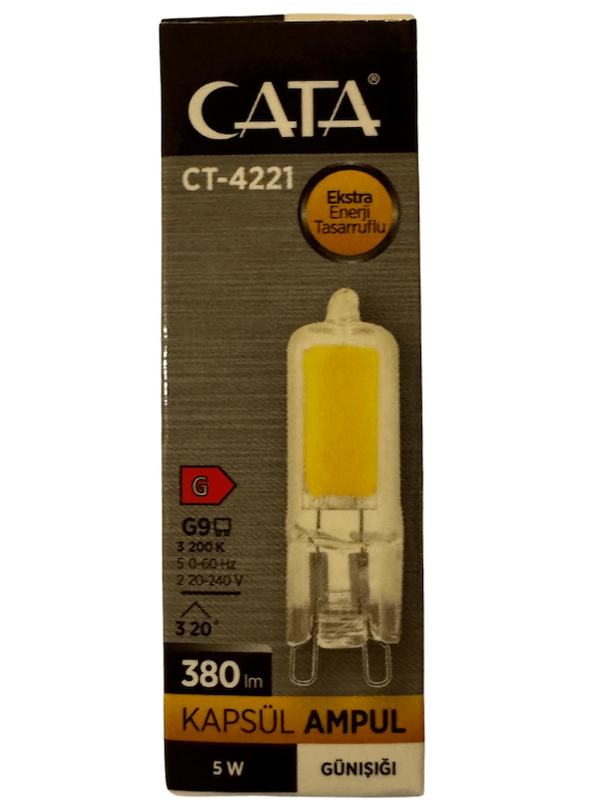 Cata CT-4221 5 W Sarı G9 Kapsül Led Ampul