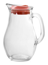 Paşabahçe 80102 Bistro Sürahi Cam 1 lt Plastik Kapaklı Sürahi