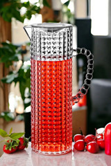 Madamev Retro Kristalize Mika 1.5 lt Metal Kapaklı Sürahi