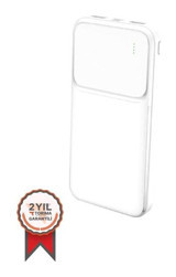 Torima P-1010 Hızlı Şarj 10000 mAh Powerbank Beyaz