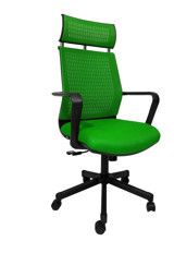 Gizmo Fk1401 Başlıklı Kolçaklı Dönerli Yeşil Çalışma Sandalyesi