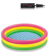 Intex Kaydıraklı 25x114 cm Yuvarlak Şişme Havuz