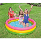 Intex 33x147 cm Yuvarlak Şişme Havuz Çok Renkli