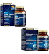 Nutraxin Magnesium Complex -Men'S Multi Vitamin Complex Aromasız Yetişkin Vitamin 60 Tablet