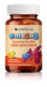 Viapecia Gummies For Kids Omega 3 Portakallı Çocuk Vitamin 60 Kapsül