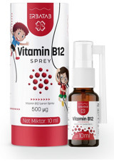 Erbatab Metilkobalamin B12 Aromasız Yetişkin Vitamin 10 ml