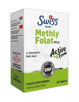 Swiss Methly Folat Active Form Aromasız Yetişkin Vitamin 30 Tablet