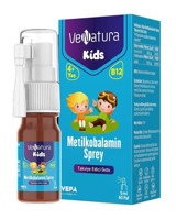 Venatura Kids B12 Metilkobalamin Çilekli Yetişkin Vitamin 5 ml