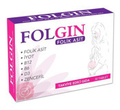 Folgin Folik Asit Aromasız Yetişkin Vitamin 30 Kapsül