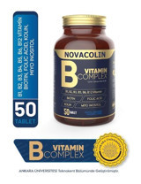 Novacolin Vitamin B Complex Aromasız Yetişkin Vitamin 50 Tablet