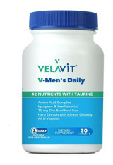 Velavit V-Mens Daily Aromasız Yetişkin Vitamin 30 Kapsül