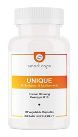 Smartcaps Unique Multivitamin & Multimineral Aromasız Yetişkin Vitamin 30 Kapsül