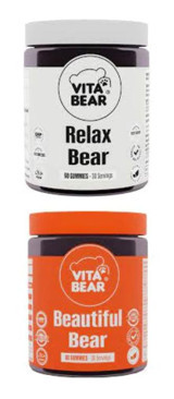 Vita Bear Relax Bear + Beautiful Bear Mandalina Yetişkin Vitamin 60 Softgel