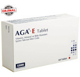 Aga-E Takviye Edici Gıda Bitki Ekstralar Yetişkin Vitamin 60 Tablet