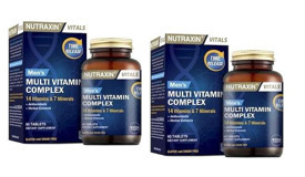 Nutraxin Multivitamin Mineral Complex For Men'S Bitki Ekstralar Yetişkin Vitamin 2x60 Tablet