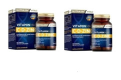 Nutraxin Vitamin Max C D Aromasız Yetişkin Vitamin 2x60 Tablet
