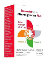Imuneks Micro-Glucan Plus Aromasız Yetişkin Vitamin 30 Kapsül