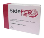 Sidefer Sukrozomiyal Demir Vitamin C Vitamin B12 Aromasız Yetişkin Vitamin 30 Kapsül