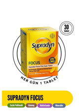 Supradyn Energy Focus Aromasız Yetişkin Vitamin 30 Tablet