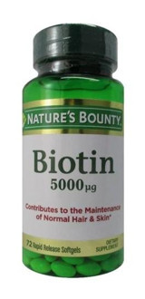 Nature'S Bounty Biotin Aromasız Yetişkin Vitamin 72 Kapsül