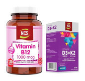 Ncs Vitamin B12 + Vitamin D3-K2 Aromasız Yetişkin Vitamin 120 Tablet - 20 ml