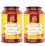 Ncs Vitamin C D Propolis Çinko Aromasız Yetişkin Vitamin 2x60 Tablet