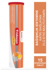 Imuneks Tridoxon 3'Lü Etki Aromasız Yetişkin Vitamin 15 Tablet
