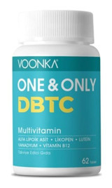 Voonka One And Only Dbtc Multivitamin Meyveli Yetişkin Vitamin 62 Tablet