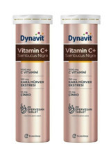 Dynavit Vitamin C+ Sambucus Nigra Karamürverli Yetişkin Vitamin 2x20 Tablet