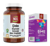 Ncs Selenyum Bakır - Vitamin D3 K2 Aromasız Yetişkin Vitamin 180 Tablet