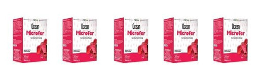 Ocean Microfer Aromasız Yetişkin Vitamin 5x30 ml