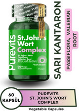 Purevits St.John'S Wort Complex Aromasız Yetişkin Vitamin 60 Kapsül