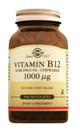 Solgar Vitamin B12 Aromasız Yetişkin Vitamin 100 Tablet