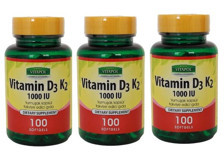 Vitapol Vitamin D3-K2 Aromasız Yetişkin Vitamin 3x100 Softgel