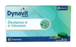 Dynavit Herbal Okaliptüs C Vitamini Nane Aromalı Yetişkin Vitamin 16 Pastil