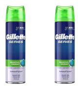 Gillette Series Seyahat Boyu Hassas Ciltler İçin Tıraş Köpüğü 2x250 ml