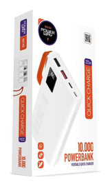 Powerway QC10 10000 mAh Hızlı Şarj Powerbank Beyaz