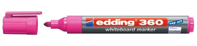 Edding Cap Off Doldurulabilir Silinebilir Pembe Tahta Kalemi