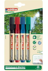 Edding Ecoline 4 Adet Doldurulabilir Silinebilir Çok Renkli Tahta Kalemi