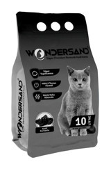 Wondersand Süper Premium Topaklanan İnce Taneli Aktif Karbonlu Bentonit Kedi Kumu 10 lt