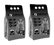 Wondersand Süper Premium Topaklanan İnce Taneli Aktif Karbonlu Bentonit Kedi Kumu 2x10 lt