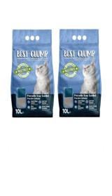 Best Clump Topaklanan İnce Taneli Bentonit Kedi Kumu 2x10 lt