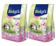 Biokats Topaklanan Kalın Taneli Organik Kedi Kumu 2x5 lt