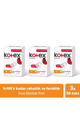 Kotex Organik Antialerjik Orta Normal 56'lı Hijyenik Ped 3 Adet