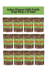 Kahve Dünyası Draje Antep Fıstıklı Çikolata 12x60 gr
