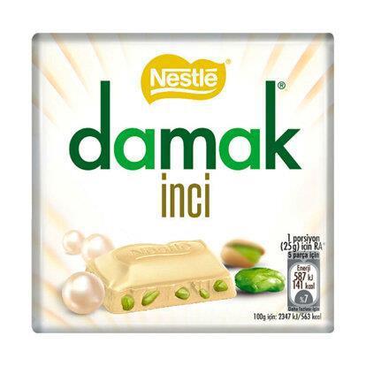 Nestle Damak İnci Antep Fıstıklı Çikolata 60 gr