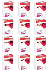 Kotex Organik Antialerjik İnce Ultra Uzun 18'li Hijyenik Ped 12 Adet