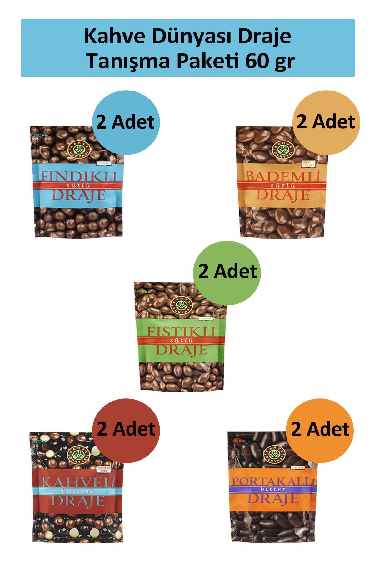 Kahve Dünyası Draje Tanışma Paketi Çikolata 10x60 gr
