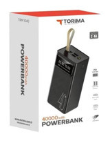 Torima Hızlı Şarj 40000 mAh Powerbank Siyah