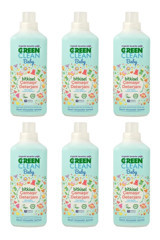 U Green Clean Lavanta Yağlı Bitkisel 6x1000 ml Sıvı Çamaşır Deterjanı